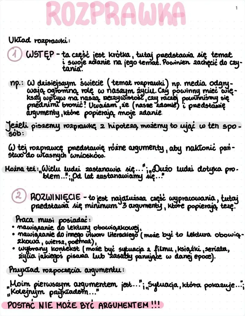 Jak napisać idealną rozprawkę? Kluczowe elementy i praktyczne przykłady