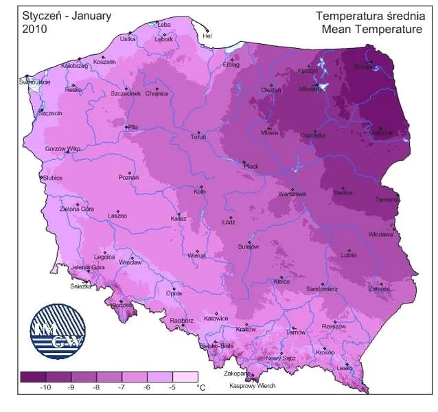 Czynniki kształtujące klimat w Polsce