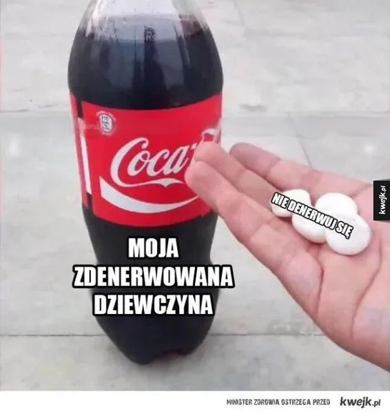 Eksperyment z colą i mentosami