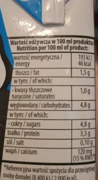 Mleko szkolne oferta