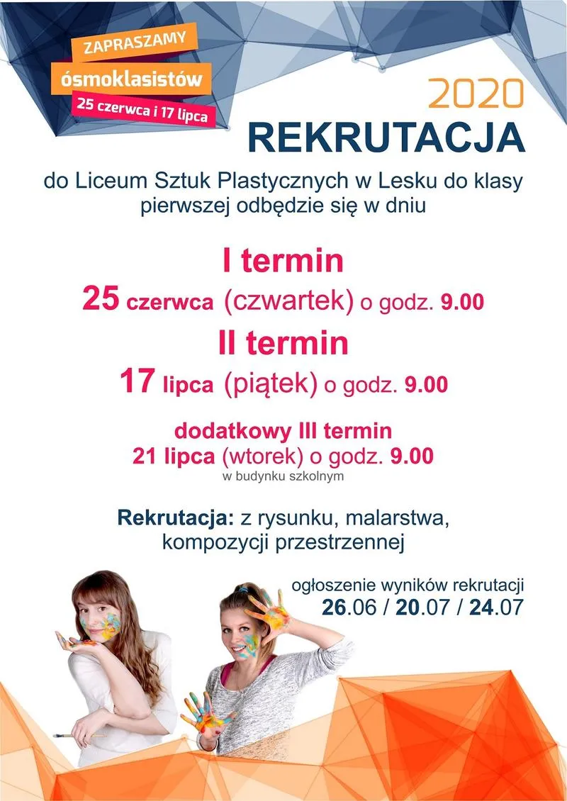 Terminy rekrutacji do liceum