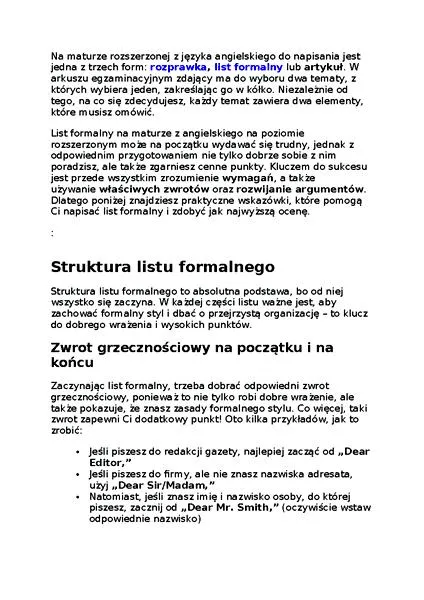 Wzory listów do wychowawczyni